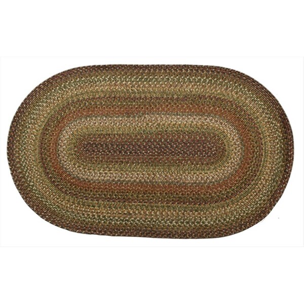 Homespice Decor Rainforest Ultra Durable Braided Rugs - Oval 321169 - main